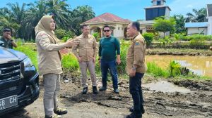 Al Haris Bersama Dillah Cek Jalan Provinsi Sabak - Nipah Panjang. Akan Diperbaiki Secara Multiyears